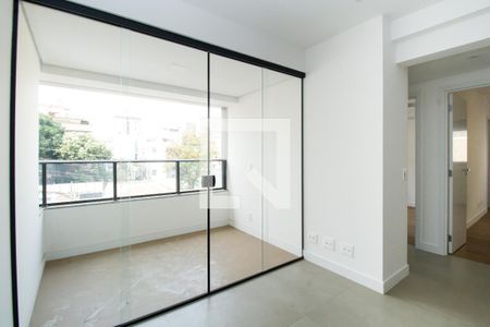 Varanda da Sala de apartamento à venda com 2 quartos, 63m² em Santo Antônio, Belo Horizonte