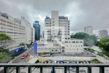 Vista da Varanda de apartamento à venda com 1 quarto, 27m² em Vila Mariana, São Paulo