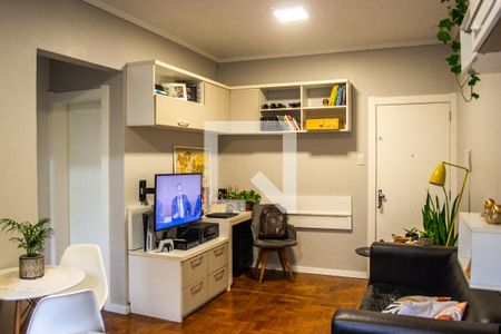 Sala  de apartamento à venda com 1 quarto, 38m² em Farroupilha, Porto Alegre