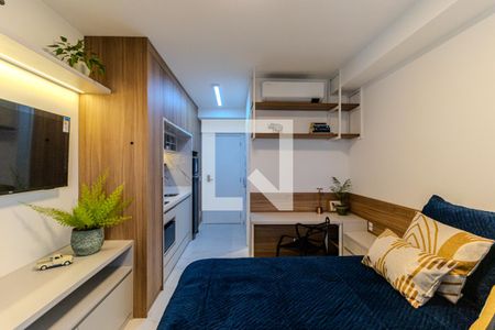 Studio de kitnet/studio para alugar com 1 quarto, 24m² em Santa Ifigênia, São Paulo