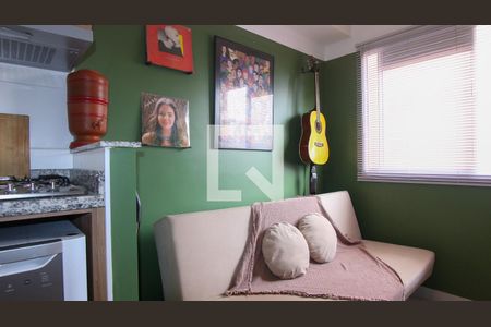 Sala e Cozinha de apartamento à venda com 1 quarto, 26m² em Vila Ema, São Paulo