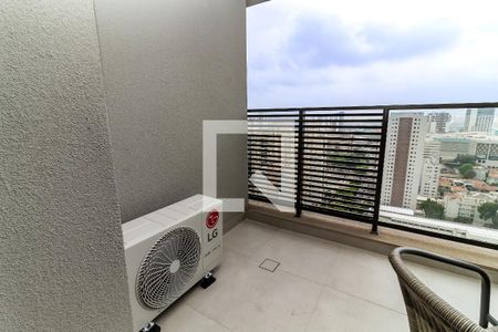 Varanda de kitnet/studio à venda com 1 quarto, 27m² em Pompeia, São Paulo