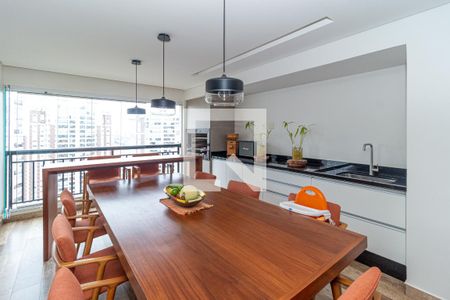 Varanda Gourmet de apartamento à venda com 4 quartos, 225m² em Chácara Califórnia, São Paulo