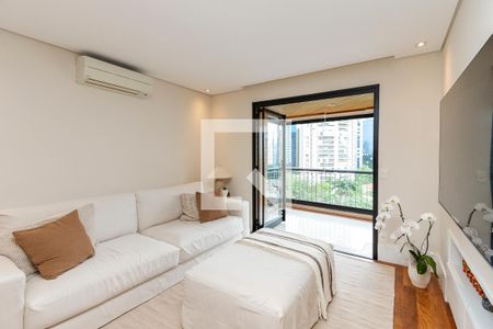 Sala de apartamento à venda com 3 quartos, 93m² em Cidade Monções, São Paulo