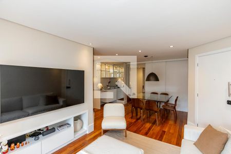 Sala de apartamento à venda com 3 quartos, 93m² em Cidade Monções, São Paulo