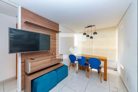 Sala de apartamento à venda com 2 quartos, 62m² em Manacás, Belo Horizonte