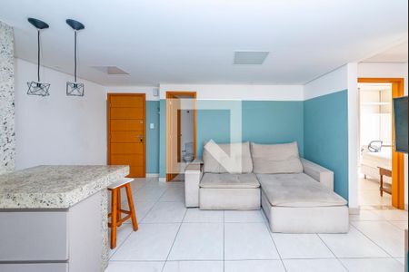 Sala de apartamento à venda com 2 quartos, 62m² em Manacás, Belo Horizonte