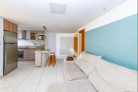 Sala de apartamento à venda com 2 quartos, 62m² em Manacás, Belo Horizonte