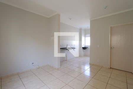 Sala de apartamento para alugar com 2 quartos, 43m² em Jardim Heitor Rigon, Ribeirão Preto