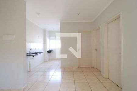 Sala de apartamento para alugar com 2 quartos, 43m² em Jardim Heitor Rigon, Ribeirão Preto