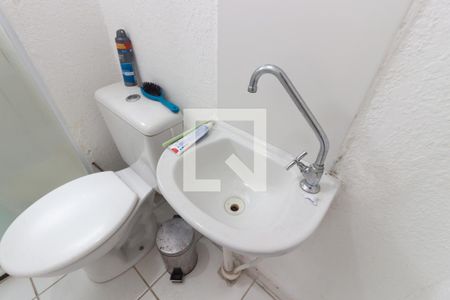 
Banheiro
 de apartamento para alugar com 2 quartos, 38m² em Colônia (zona Leste), São Paulo