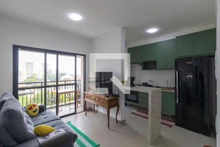 Sala de apartamento à venda com 2 quartos, 61m² em Fazenda Santa Cândida, Campinas