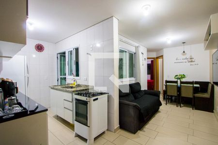 Sala de apartamento à venda com 2 quartos, 51m² em Vila Humaita, Santo André