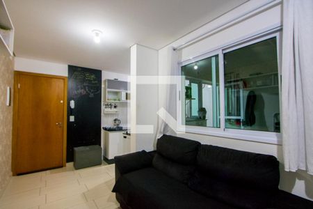 Sala de apartamento à venda com 2 quartos, 51m² em Vila Humaita, Santo André