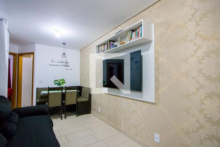 Sala de apartamento à venda com 2 quartos, 51m² em Vila Humaita, Santo André