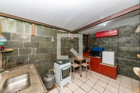 Cozinha de kitnet/studio para alugar com 1 quarto, 30m² em Barreiro, Belo Horizonte