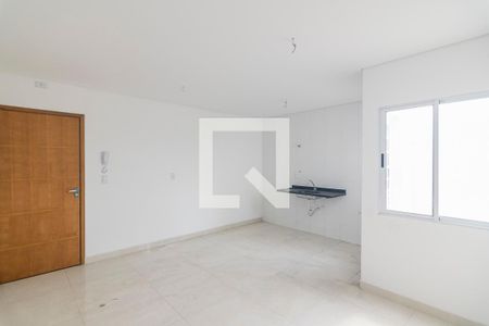 Sala de apartamento à venda com 2 quartos, 55m² em Jardim das Maravilhas, Santo André