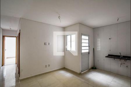 Sala de apartamento à venda com 2 quartos, 56m² em Jardim das Maravilhas, Santo André