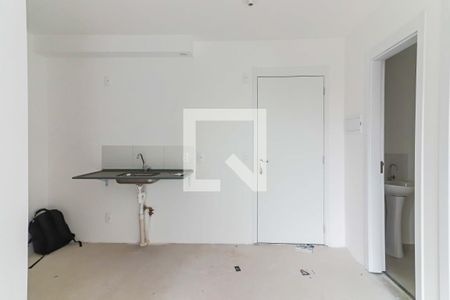 Sala / Cozinha / Lavanderia de apartamento à venda com 2 quartos, 37m² em Vila Gomes, São Paulo