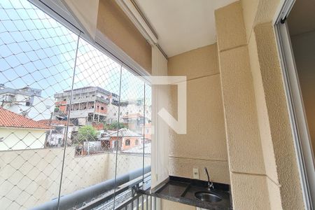 Varanda da Sala de apartamento à venda com 2 quartos, 50m² em Vila Bela, São Paulo