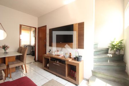 Sala  de apartamento à venda com 3 quartos, 122m² em Castelo, Belo Horizonte