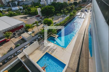 Vista da Varanda - Piscina de apartamento para alugar com 1 quarto, 52m² em Caminho das Árvores, Salvador