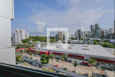 Vista da varanda de apartamento para alugar com 1 quarto, 52m² em Caminho das Árvores, Salvador