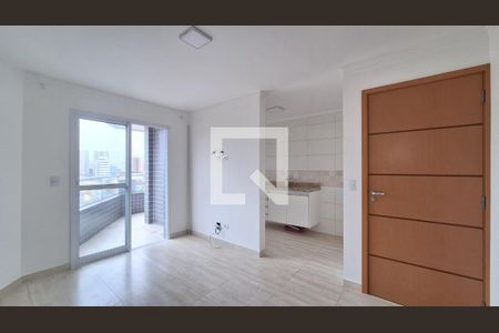 Sala de apartamento para alugar com 1 quarto, 45m² em Nova Mirim, Praia Grande