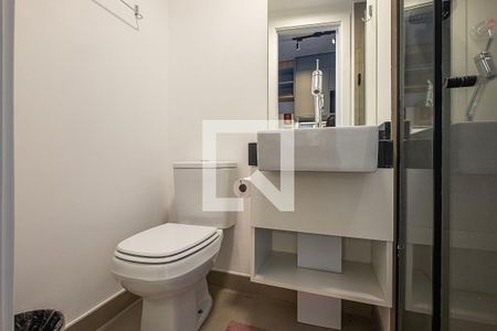 Banheiro de apartamento à venda com 1 quarto, 28m² em Cerqueira César, São Paulo