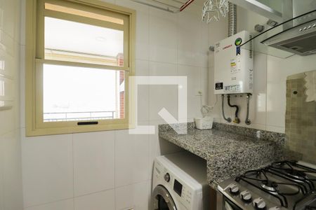 Sala/Cozinha e Área de Serviço de apartamento para alugar com 1 quarto, 46m² em Santana, São Paulo