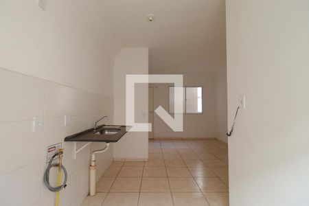 Cozinha de apartamento para alugar com 2 quartos, 42m² em Antonio Marincek, Ribeirão Preto