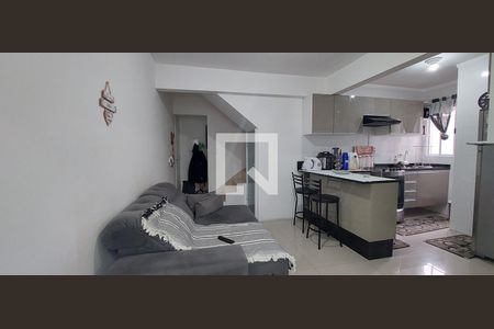 Sala de apartamento à venda com 2 quartos, 88m² em Parque Novo Oratório, Santo André