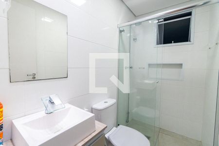 Banheiro da Suíte de apartamento à venda com 2 quartos, 59m² em Vila Guarani (z Sul), São Paulo