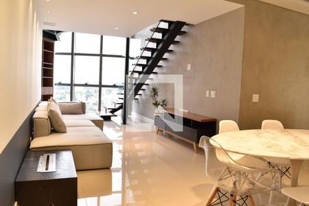 Sala de apartamento para alugar com 3 quartos, 132m² em Centro, Curitiba