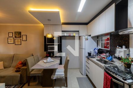 Sala e Cozinha de apartamento à venda com 2 quartos, 44m² em Vila Nova Savoia, São Paulo