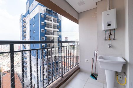 Varanda e Área de Serviço de apartamento para alugar com 1 quarto, 28m² em Parada Inglesa, São Paulo