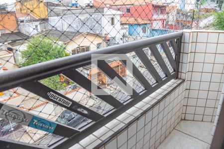 Varanda da sala de apartamento à venda com 1 quarto, 68m² em Vila Nova Santa Luzia, São Bernardo do Campo