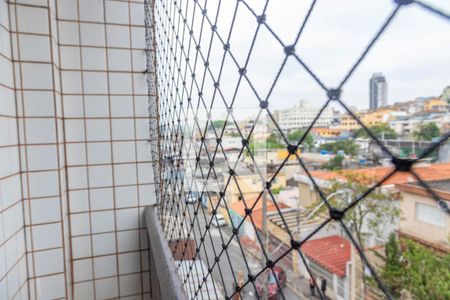 Varanda da sala de apartamento à venda com 1 quarto, 68m² em Vila Nova Santa Luzia, São Bernardo do Campo