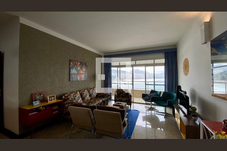 Sala de apartamento para alugar com 4 quartos, 150m² em Vila Luis Antônio, Guarujá