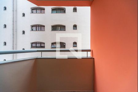 Varanda da Sala de apartamento para alugar com 1 quarto, 59m² em Vila Alzira, Santo André