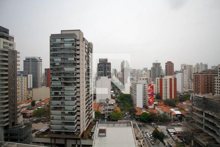 Vista da Varanda de kitnet/studio à venda com 1 quarto, 32m² em Pinheiros, São Paulo