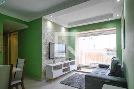 Sala de apartamento à venda com 3 quartos, 70m² em Vila Moinho Velho, São Paulo