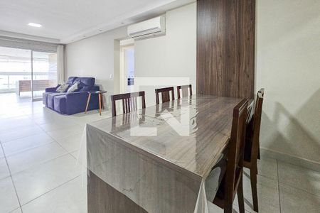 Sala de apartamento para alugar com 3 quartos, 117m² em Jardim Asturias, Guarujá