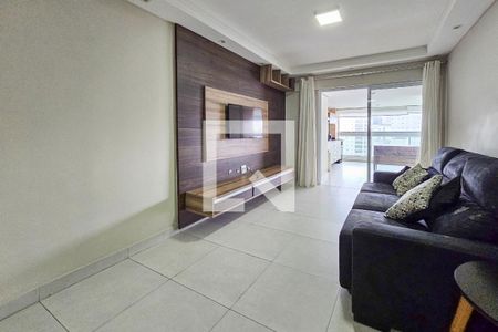 Sala de apartamento para alugar com 3 quartos, 117m² em Jardim Asturias, Guarujá