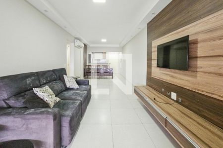 Sala de apartamento para alugar com 3 quartos, 117m² em Jardim Asturias, Guarujá