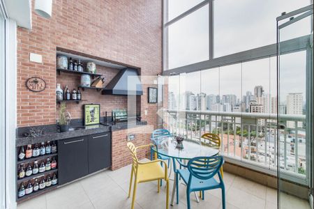 Varanda de apartamento à venda com 3 quartos, 121m² em Vila Cordeiro, São Paulo