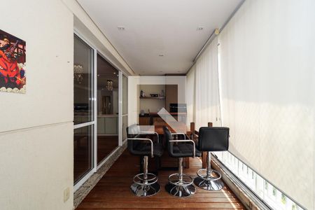 Varanda da Sala de apartamento para alugar com 3 quartos, 128m² em Vila Andrade, São Paulo