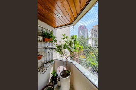 Varanda da Sala de apartamento à venda com 3 quartos, 75m² em Vila Bertioga, São Paulo