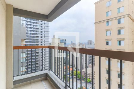 Varanda da Sala de kitnet/studio para alugar com 1 quarto, 25m² em Brooklin Paulista, São Paulo