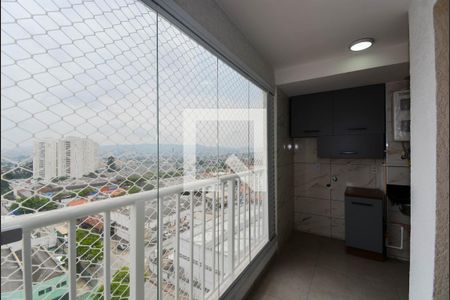 Varanda da Sala de apartamento para alugar com 2 quartos, 55m² em Vila Itapegica, Guarulhos